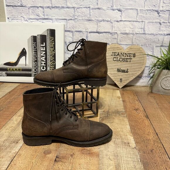 Men’s Size 12.5 Thursday Boot Co. Captain StormKing Lug Sole Boots Tobacco Brown main image 5